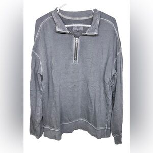 Goodfellow & Co | Men's 1/4 Zip Pullover Shirt | Gray Size: L | Pre-Owned